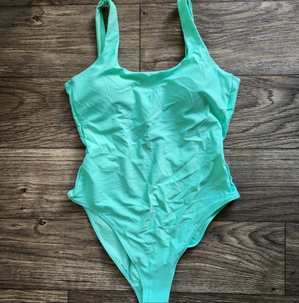 Gymshark Turquoise Open Swimsuit Size Large
